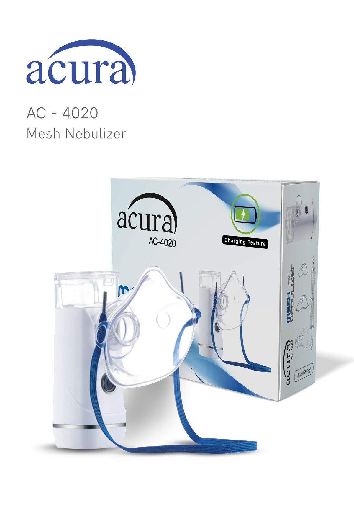 Acura AC-4020 Şarjlı Mesh Nebulizatör