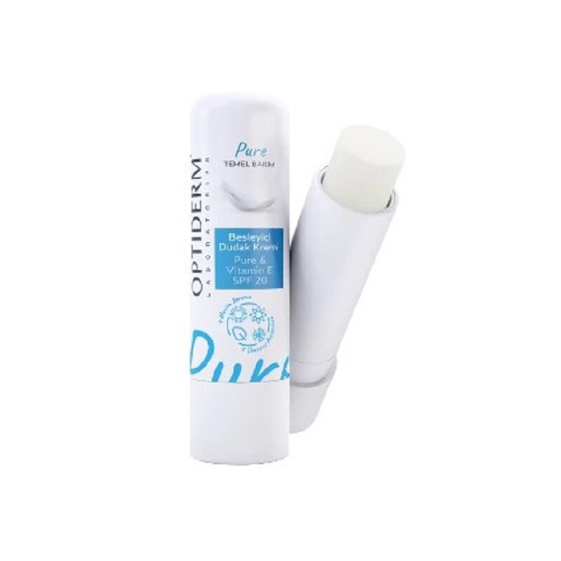 Optiderm Lip Stick Panthenol & E Vitamini SPF20+