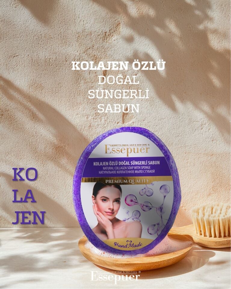 ESSEPUER KOLAJEN ÖZLÜ SÜNGERLİ SABUN
