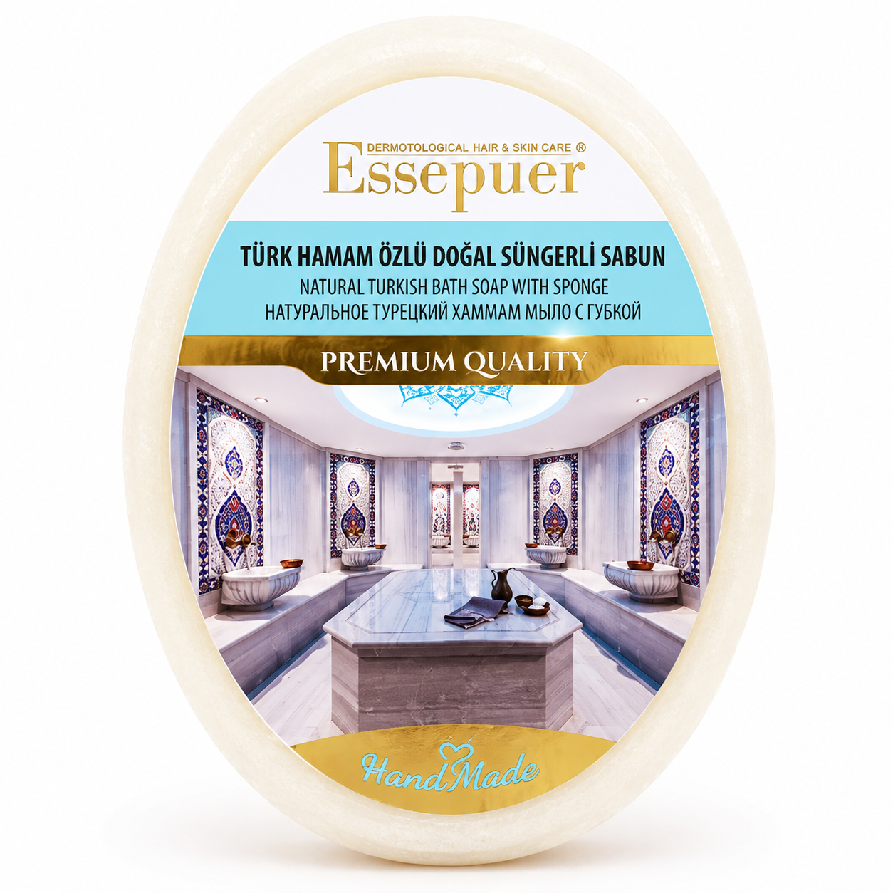 ESSEPUER Türk Hamam Özlü Süngerli Sabun
