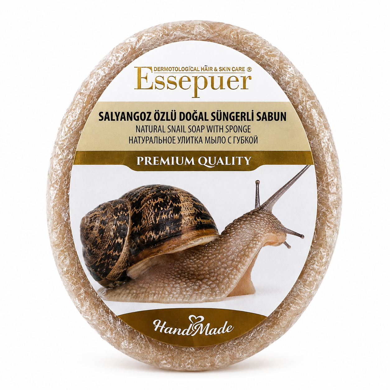 ESSEPUER Salyangoz Özlü Süngerli Sabun