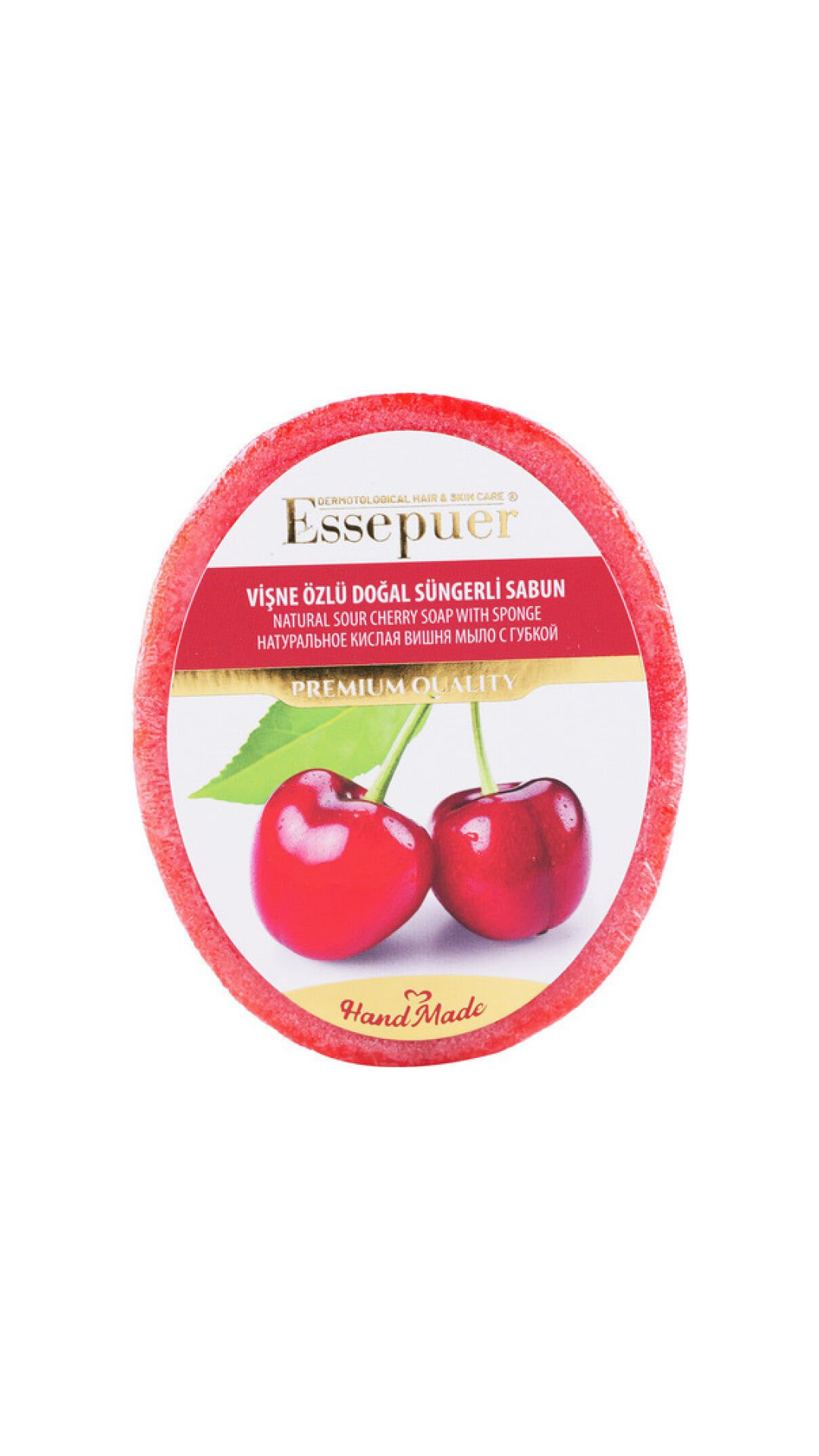 ESSEPUER VİŞNE ÖZLÜ SÜNGERLİ SABUN