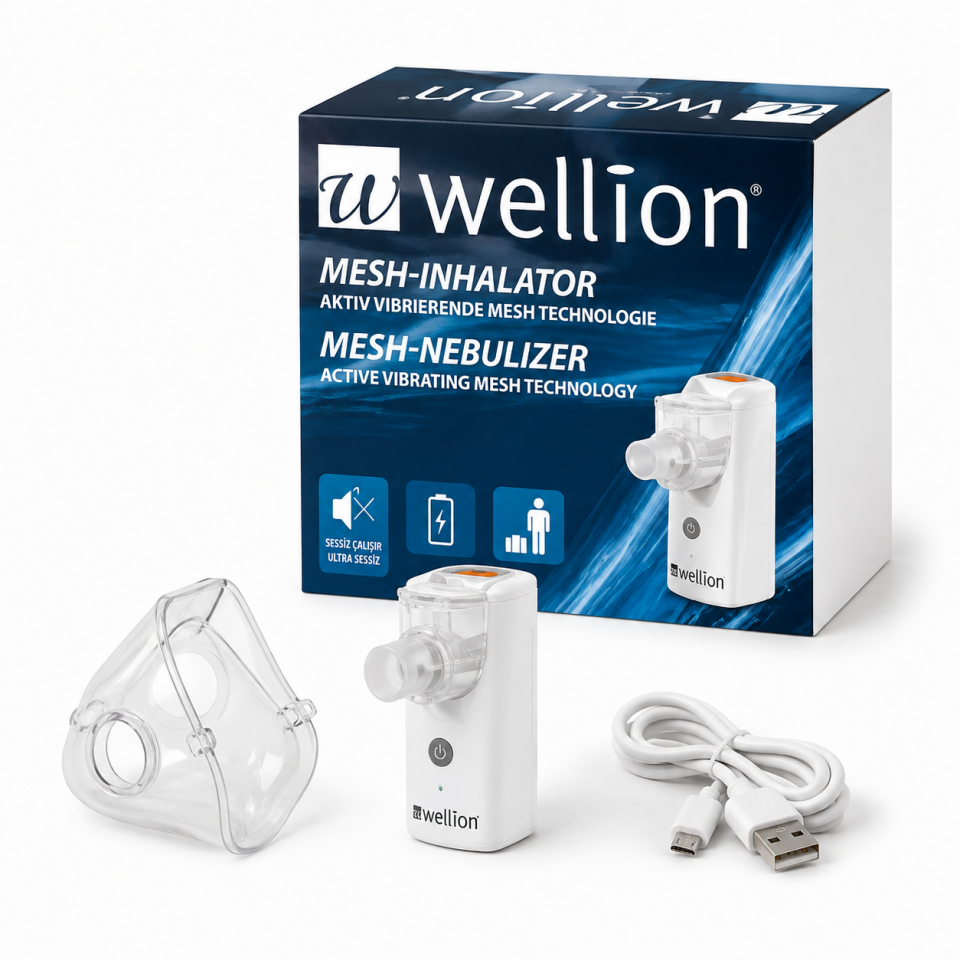 WELLİON Taşınabilir Nebulizatör Yedek Ürün Kiti Hediyeli