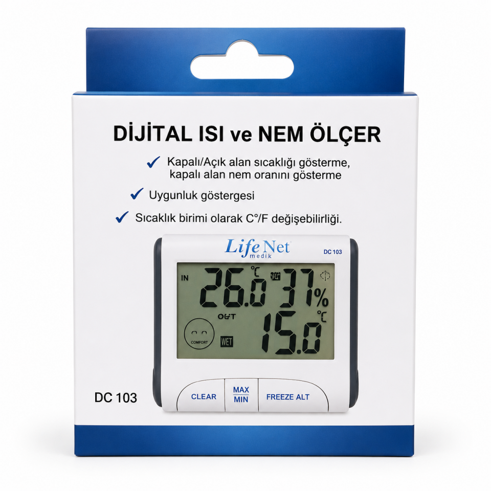 Life Net Dijital Termometre Ve Nem Ölçer