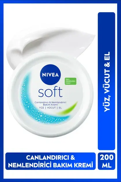 NIVEA Soft Nemlendirici Vücut Bakım Kremi 200ml