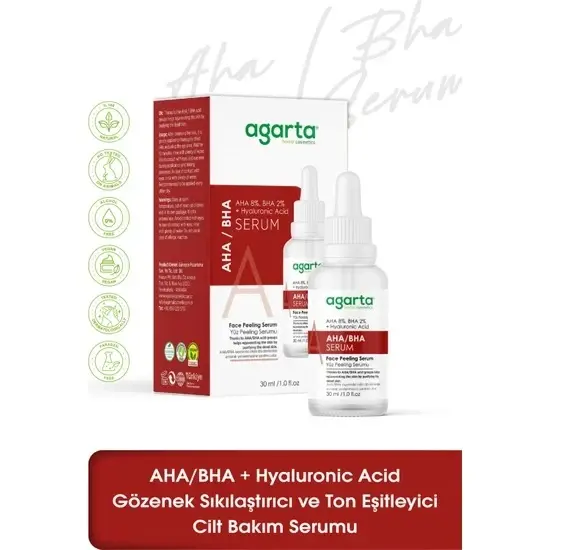 Agarta Canlandırıcı Yüz Peeling Bakım Serumu 30 Ml
