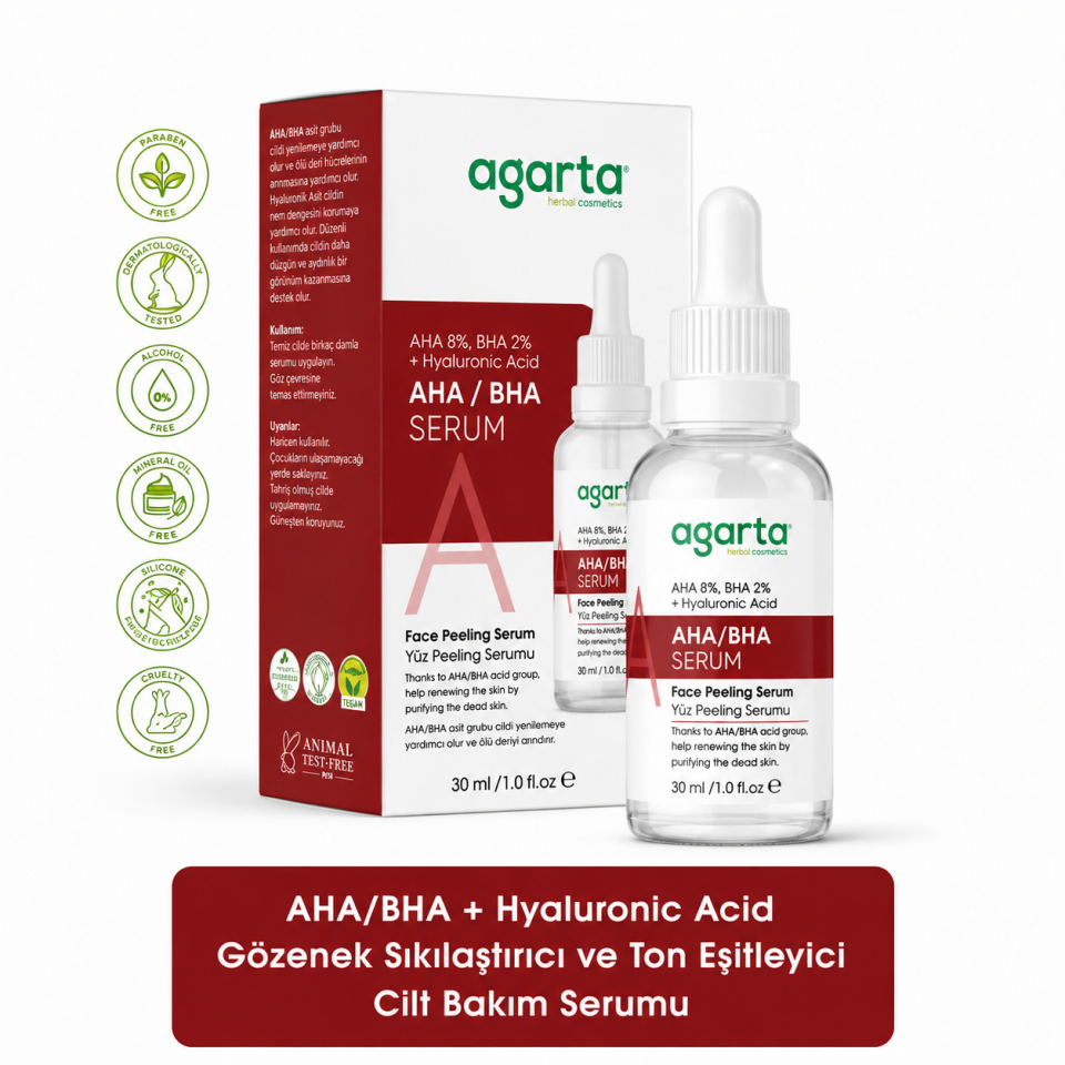 Agarta Canlandırıcı Yüz Peeling Bakım Serumu 30 Ml