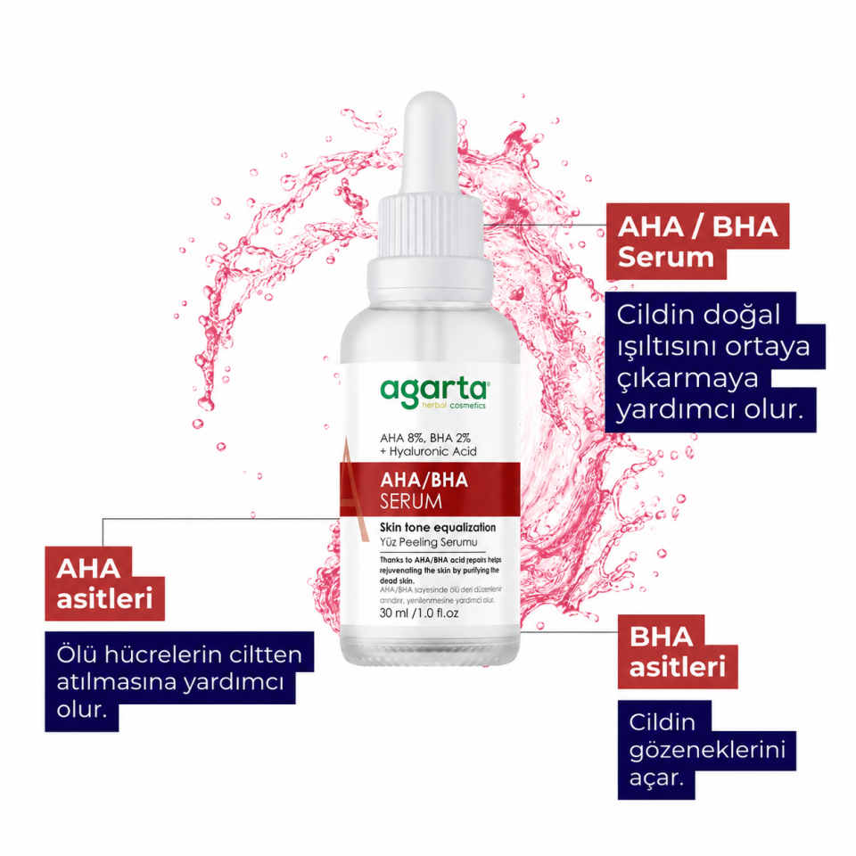 Agarta Canlandırıcı Yüz Peeling Bakım Serumu 30 Ml