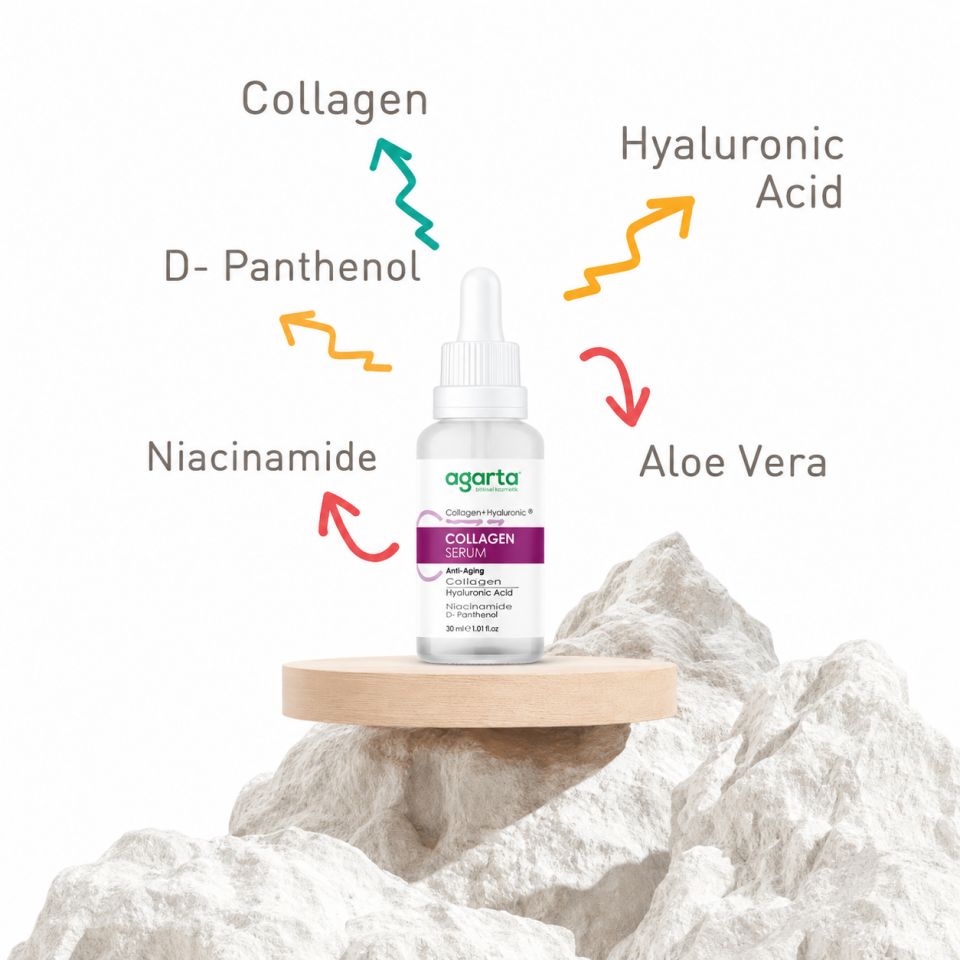 Agarta Yaşlanma ve Kırışıklık Karşıtı Anti-Aging Kolajen Serum