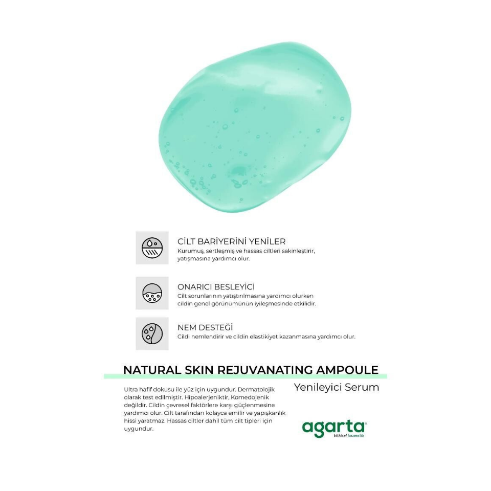 Agarta Naturel Skin Rejuvanating Ampoule Yenileyici Serum 50 ML