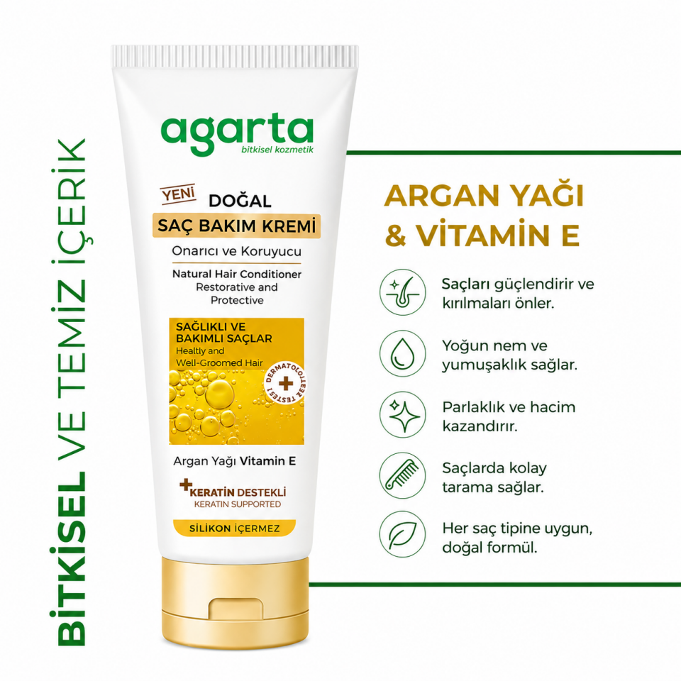 Agarta Doğal Güçlü Bakım Kremi 250 ML