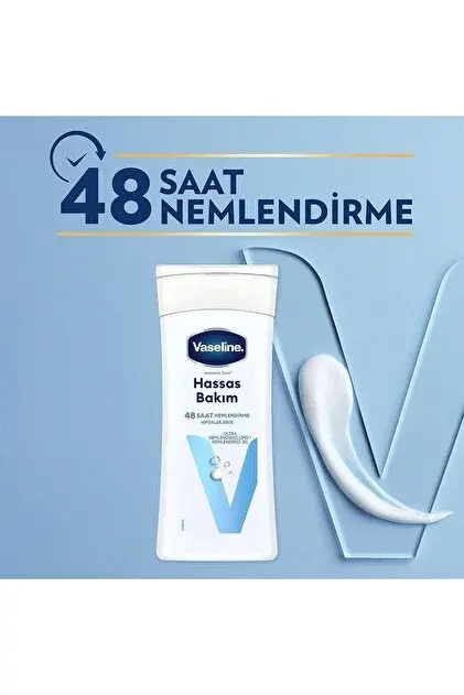 Vaseline Vücut Losyonu Hassas Bakım - Kuru ve Hassas Ciltler İçin - 200 ml